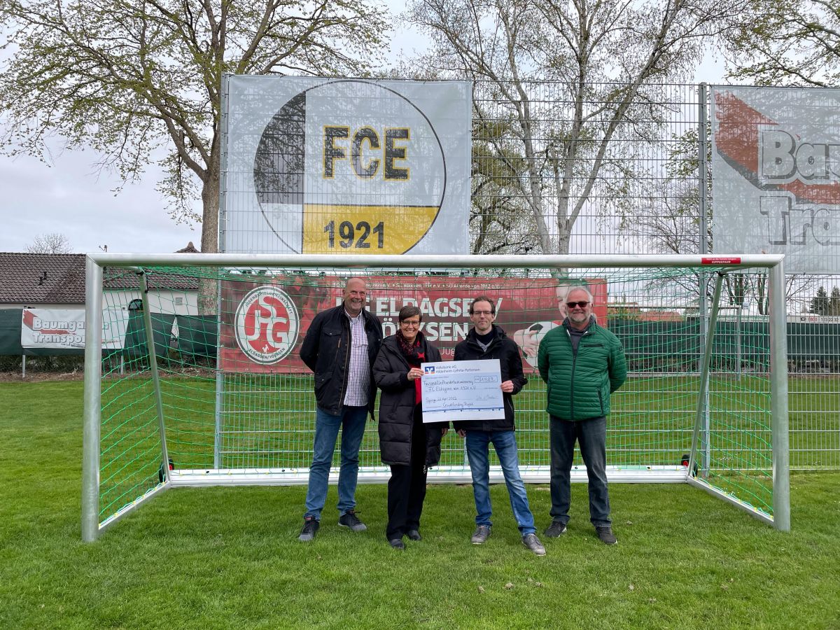 Crowdfunding-Aktion erfolgreich: Neues Jugendfußballtor für den FC Eldagsen