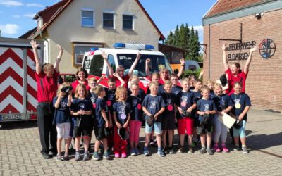 Flammenabnahme der kleinen Feuermäuse Eldagsen