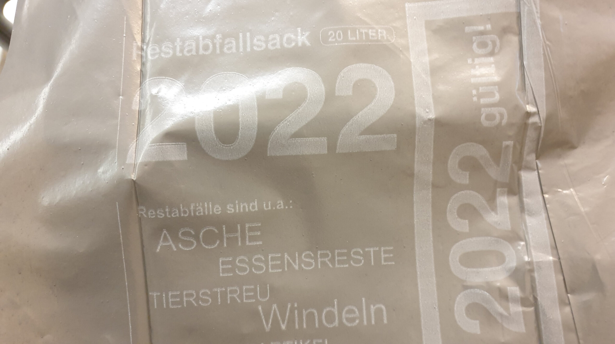 Gutscheine für Restmüllsäcke jetzt einlösen