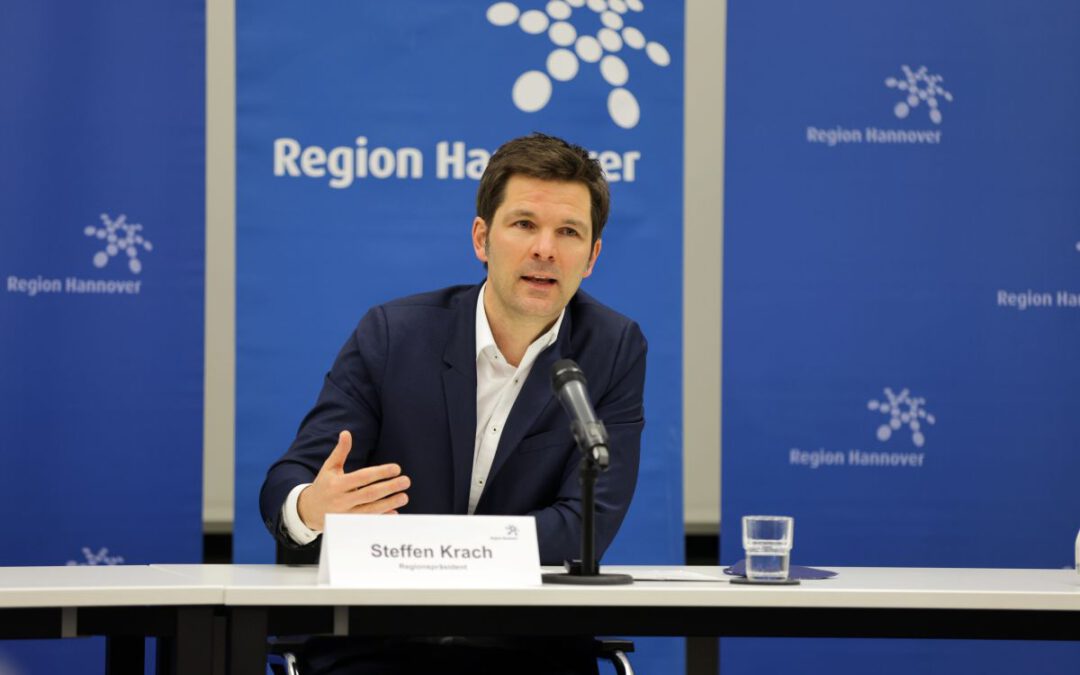 Regionspräsident Steffen Krach. Quelle: Region Hannover.