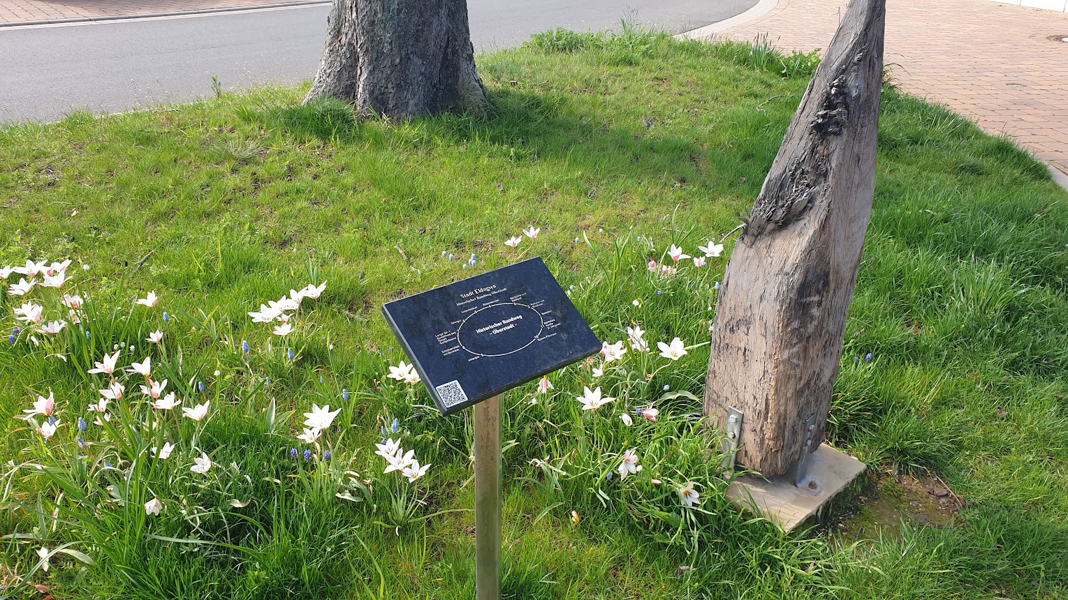 QR-Code an der Senfmühle