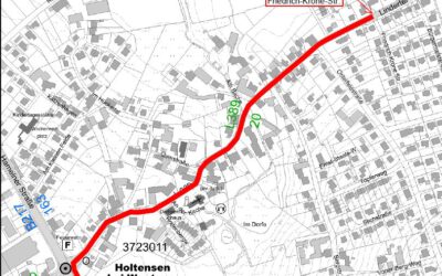 Maßnahme B217 Holtensen geht in die finale Phase – Kreuzungsbereich der L 389 gesperrt