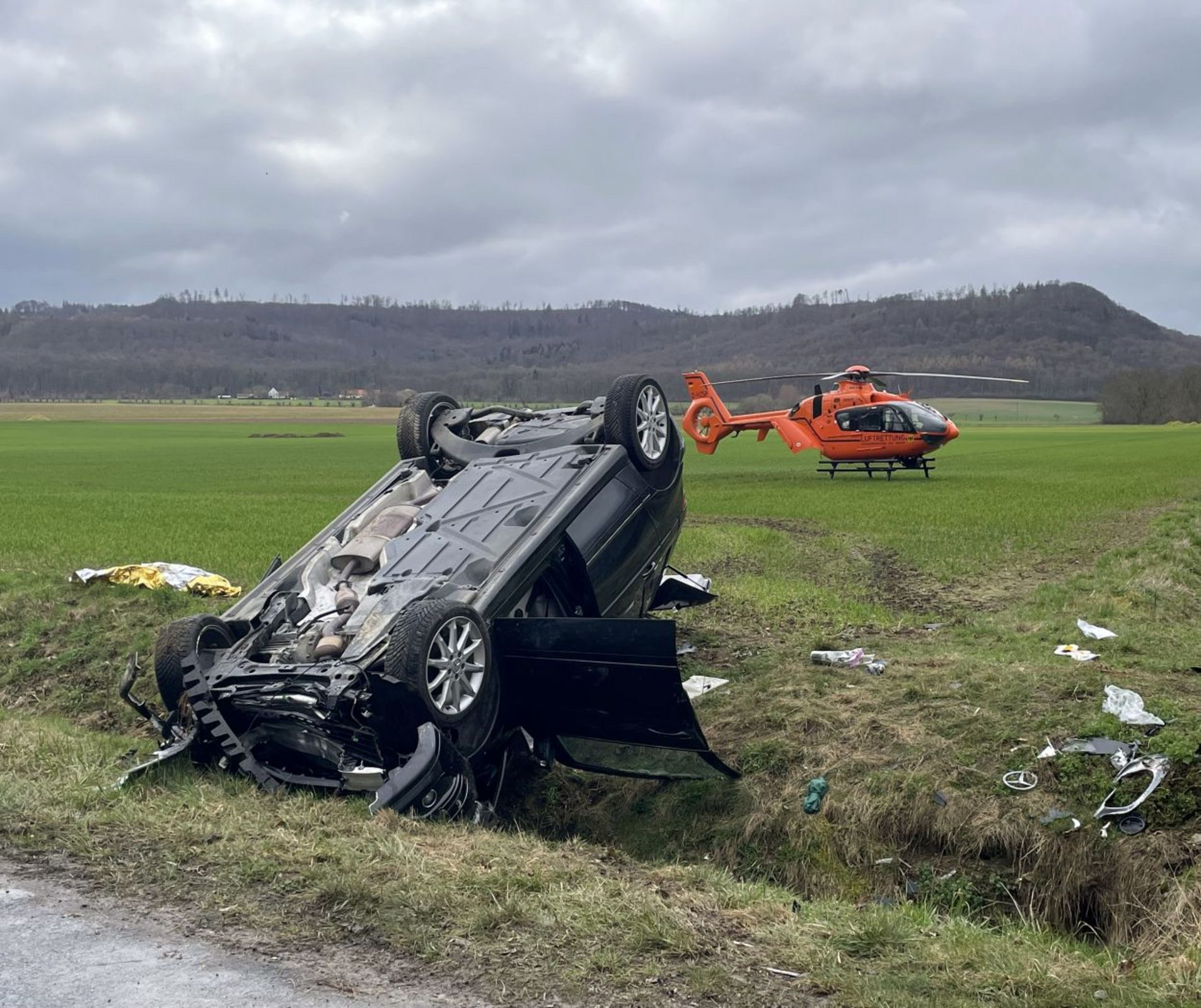 Update: Sechs Verletzte nach Vorfahrtsverstoß zwischen Eldagsen und Holtensen