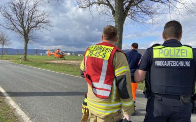 Unfall bei Feldarbeiten zwischen Mittelrode und Völksen