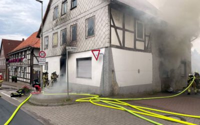 Wohnhaus in Eldagsen brennt – Familie kommt mit dem Schrecken davon