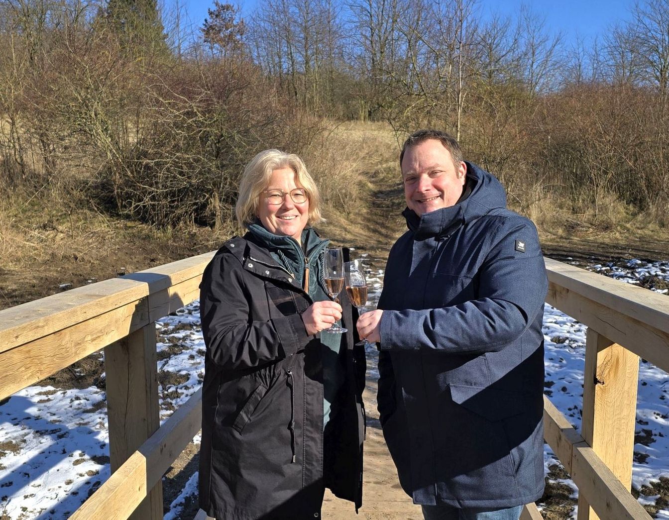 Freigabe der neuen Hallerbrücke – Gemeinschaftsprojekt der Stadt Springe und Gemeinde Nordstemmen