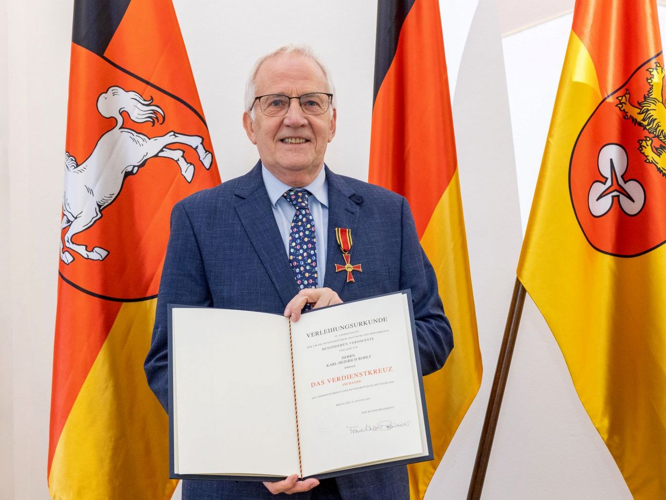 28 Jahre im Ehrenamt aktiv: Karl-Heinrich Rohlf aus Springe erhält Bundesverdienstkreuz